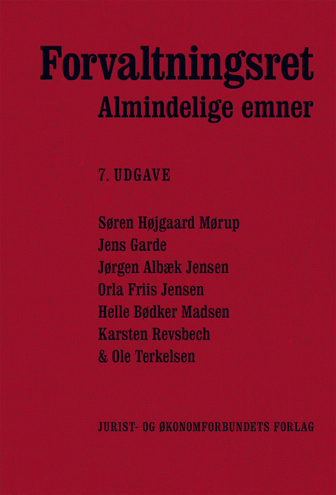 D2 Forvaltningsret - Almindelige emner