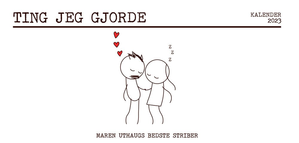 Ting jeg gjorde - kalender 2023