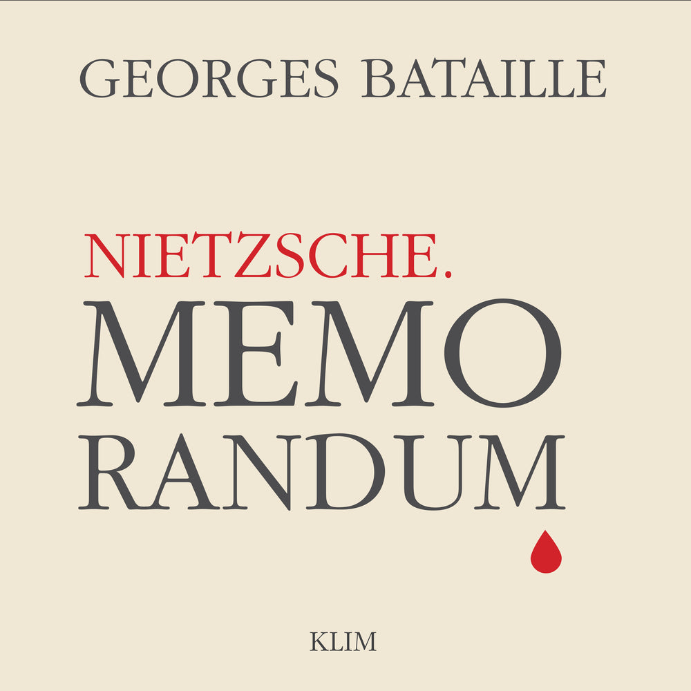Nietzsche. Memorandum