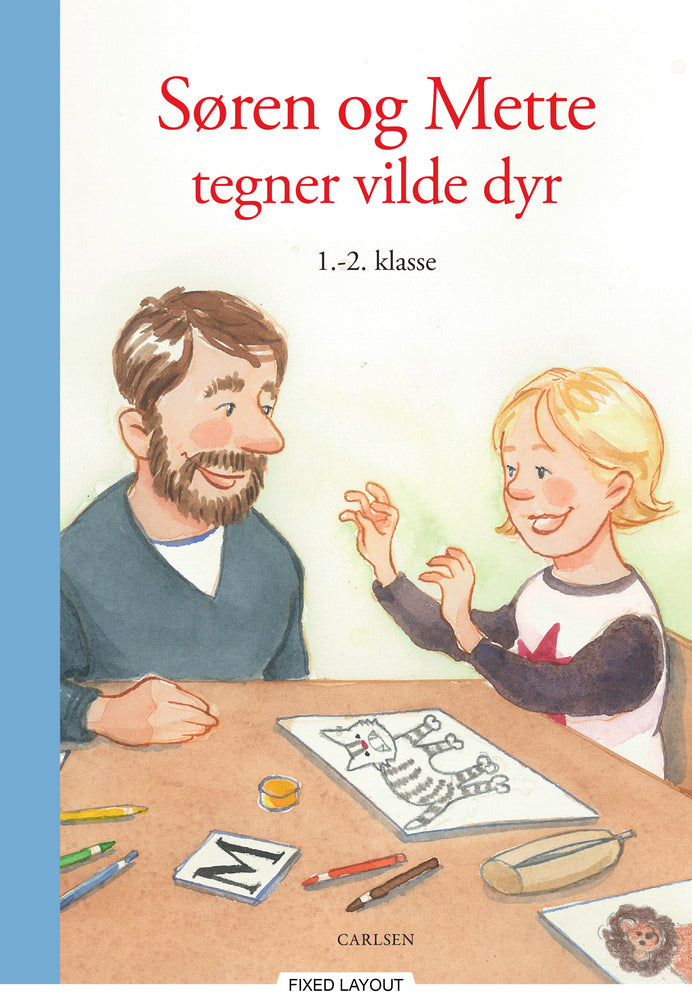 Søren og Mette tegner vilde dyr