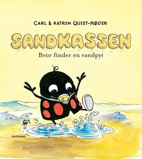 Sandkassen. Bror finder en vandpyt