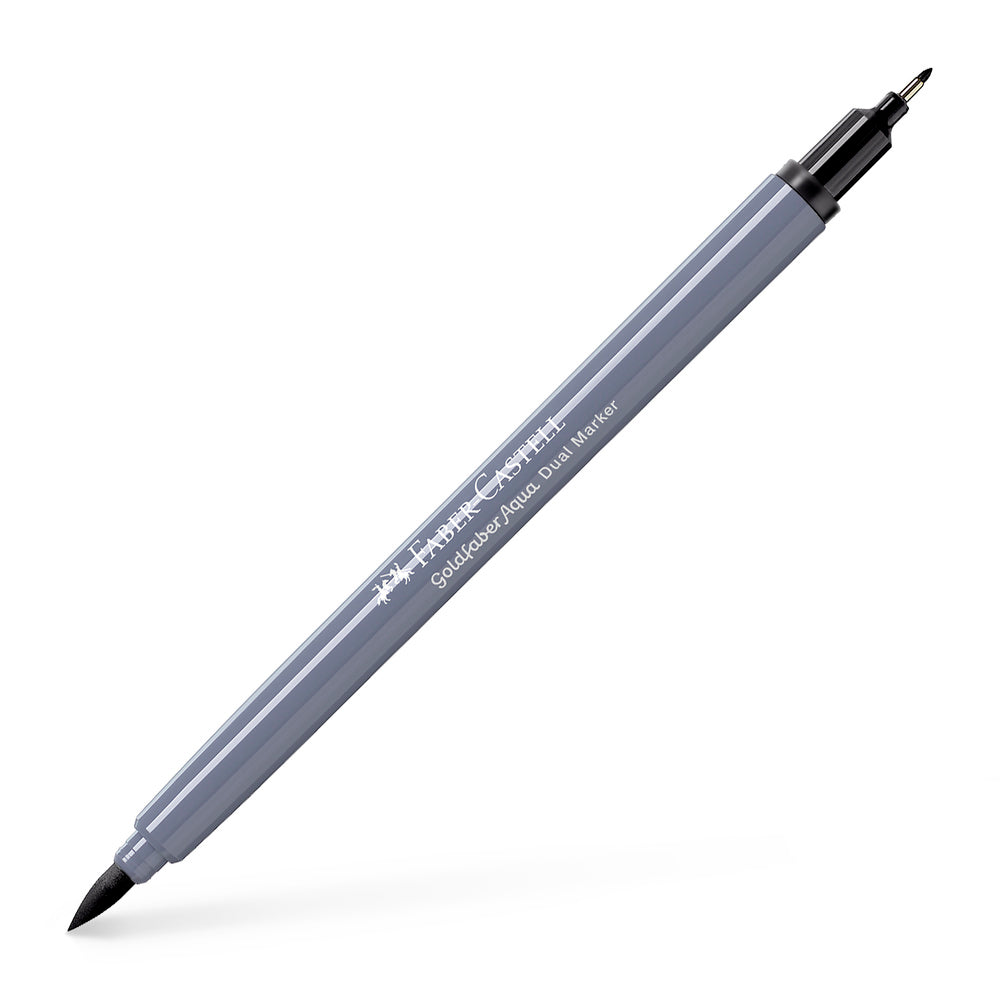 D1 Tusser dobbelt Goldfaber Aqua black 199