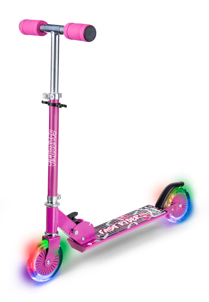 D3 Løbehjul med lys pink