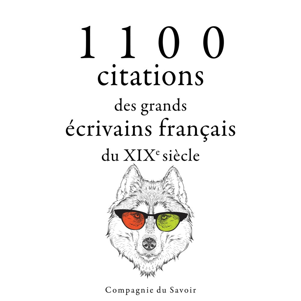 1100 citations des grands écrivains français du XIXe siècle