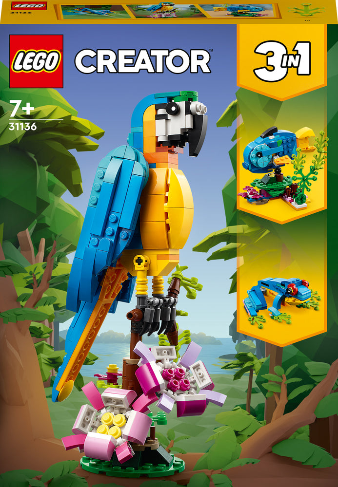 D2 31136 LEGO Creator Eksotisk papegøje