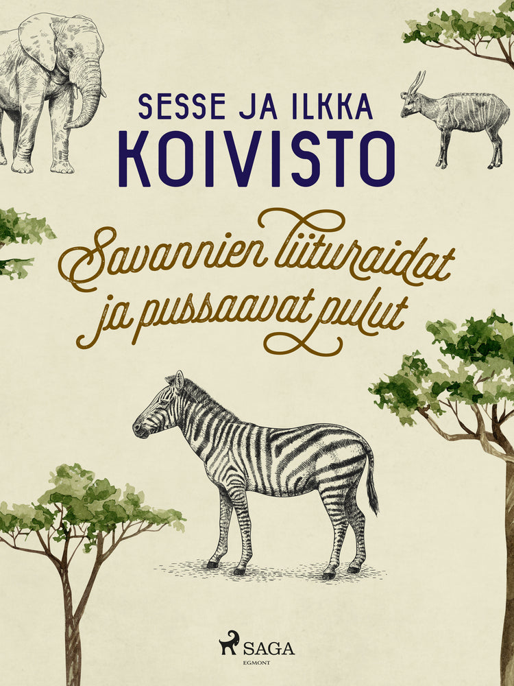 Savannien liituraidat ja pussaavat pulut