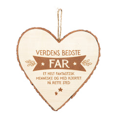 Træhjerte VERDENS BEDSTE FAR