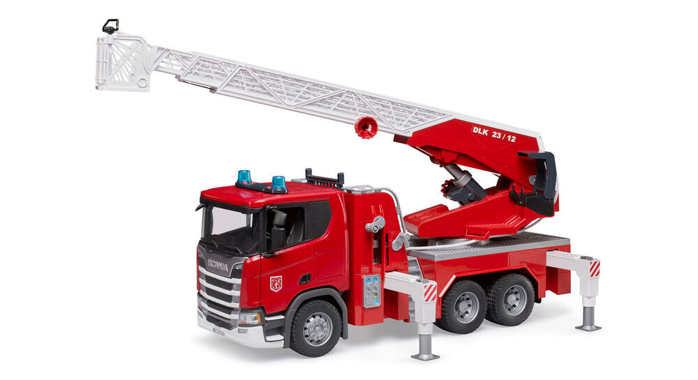 Brandbil Bruder Scania Super 560R med stige
