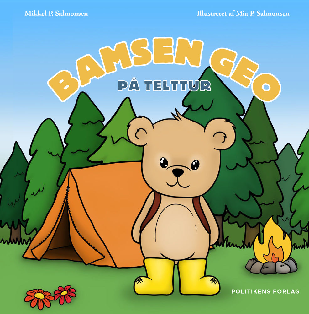 Bamsen Geo på telttur