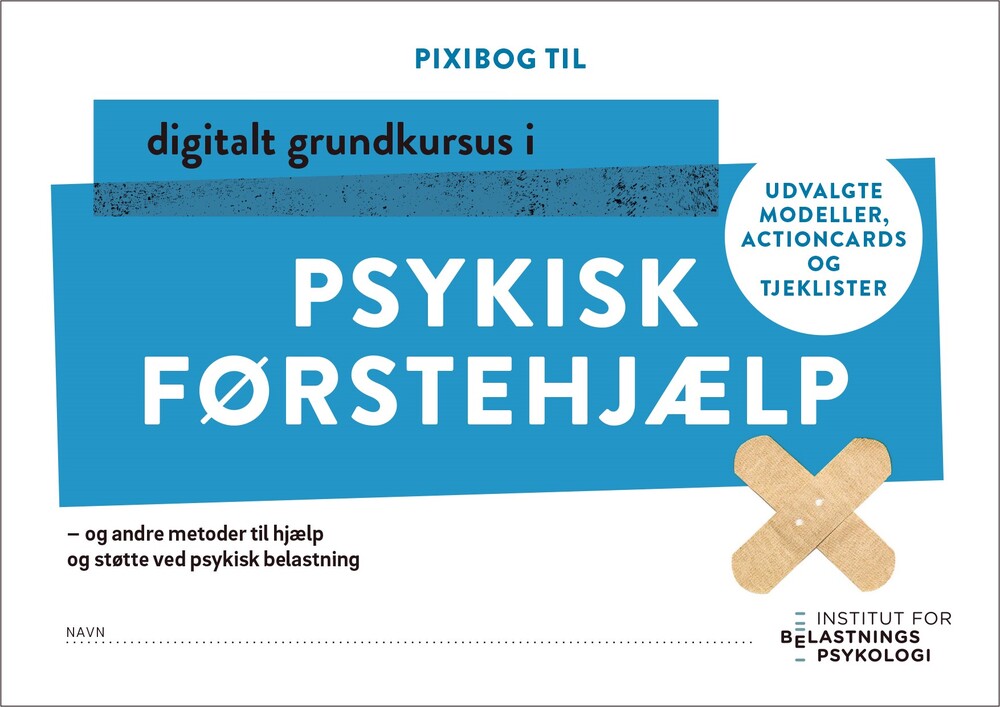 Pixibog til Digitalt Grundkursus i Psykisk Førstehjælp