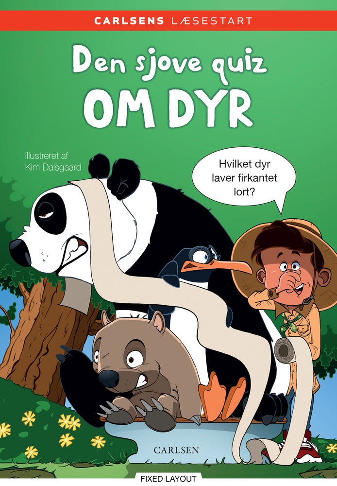 Carlsens Læsestart: Den sjove quiz om dyr