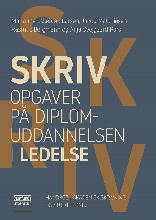 D2 Skriv opgaver på diplomuddannelsen i ledelse