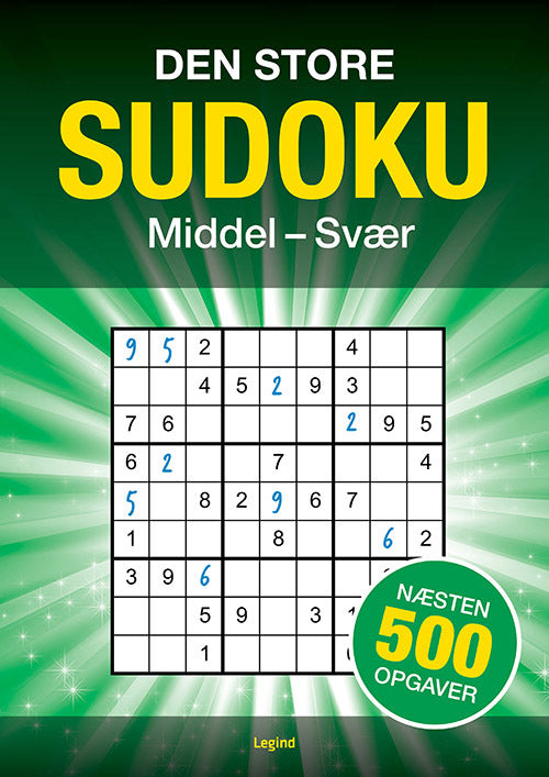 Den store Sudoku - 500 opgaver
