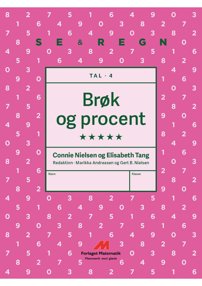 TAL 4 - sælges i sæt af 5 stk.