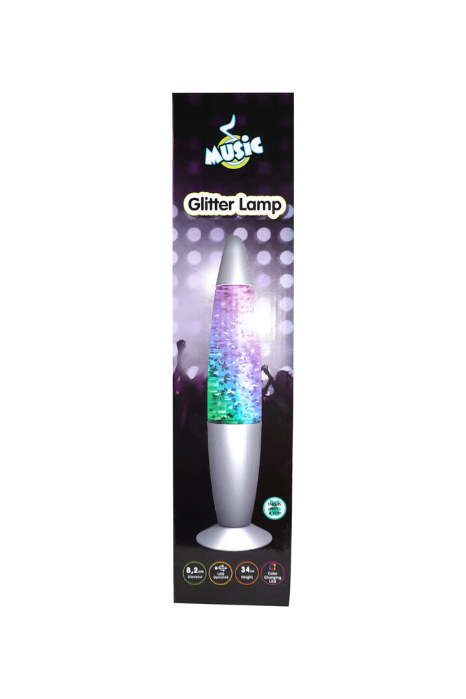 D2 Glitter Lampe