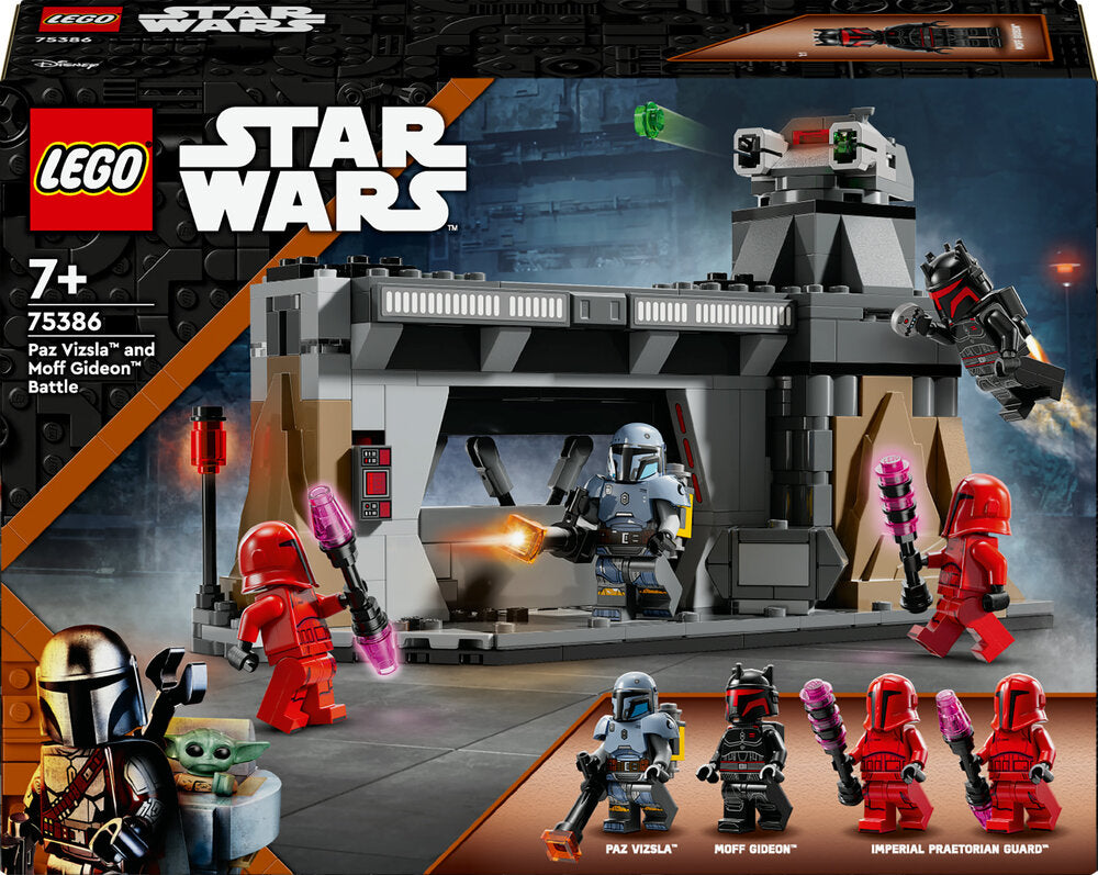 D3 75386 LEGO Star Wars Paz Vizsla™ og moff Gideons™ kamp
