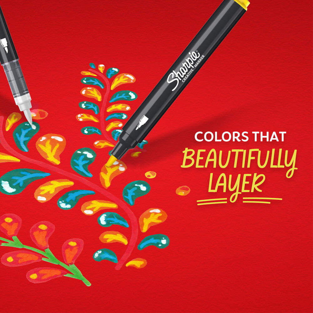 Sharpie Creative paint marker sort og hvid