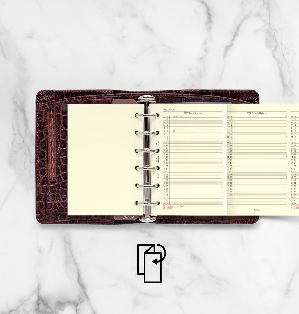 Refill Årssæt Filofax Pocket 2027