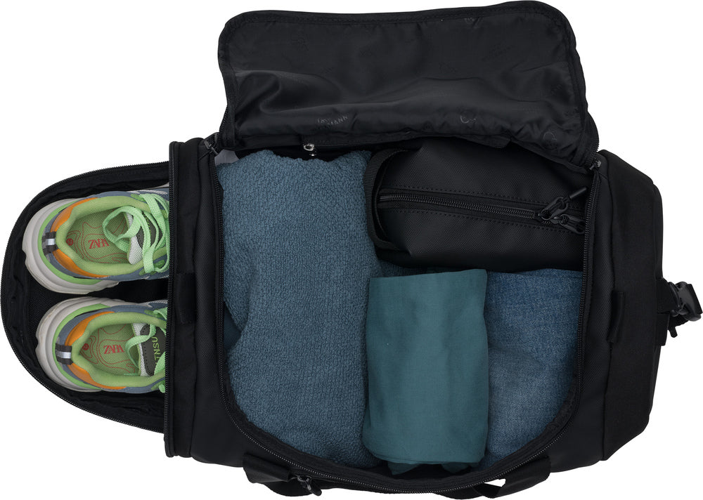 Sportstaske Beckmann Sport Duffelbag Black Coated 25 Liter