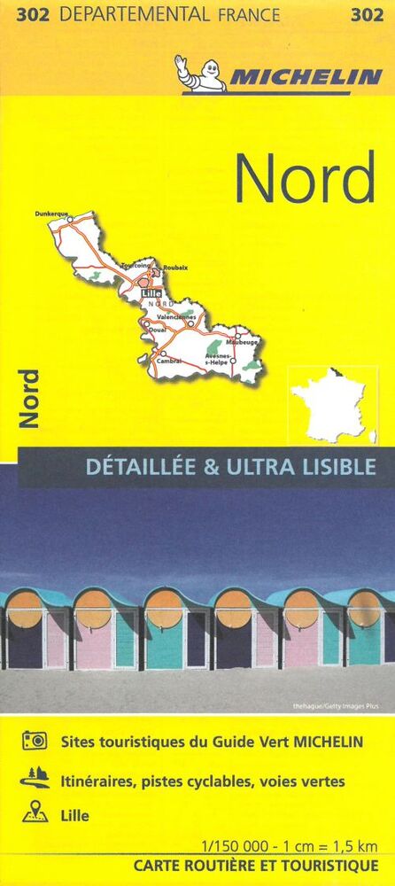 Nord - Michelin Local Map 302Map