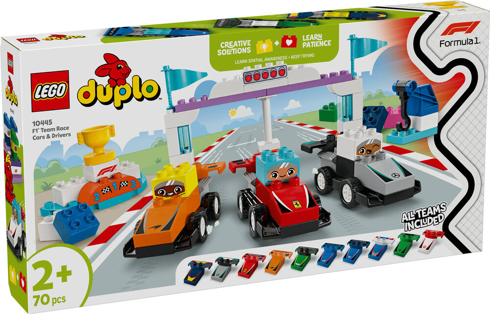 10445 LEGO DUPLO F1®-teams med racerbiler og kørere