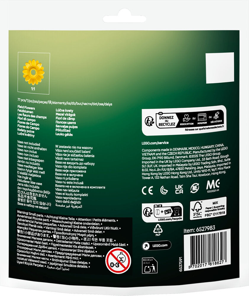 30701 LEGO Botanicals Markblomster