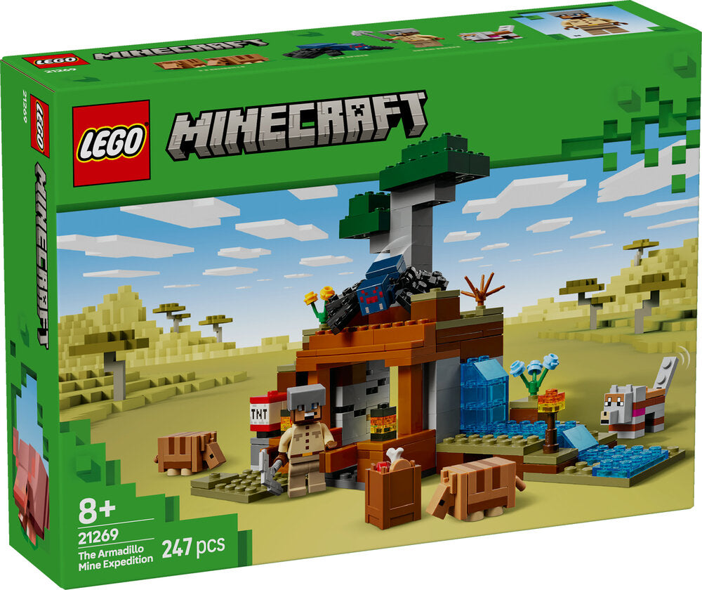 21269 LEGO Minecraft Bæltedyrs-mineekspeditionen