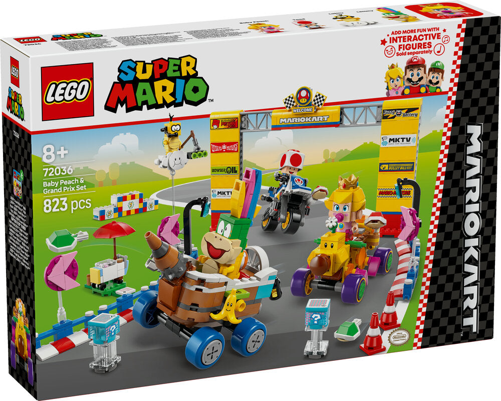 72036 LEGO Super Mario Mario Kart™ – Baby Peach og Grand Prix-sæt