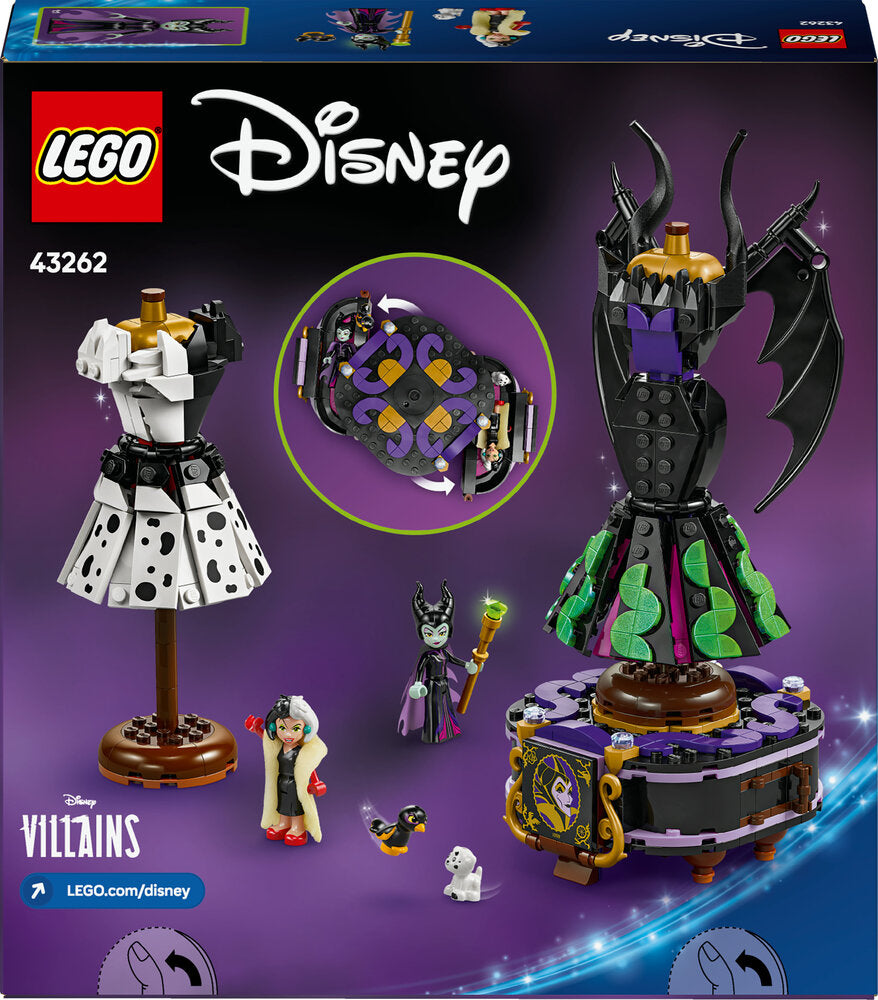 43262 LEGO Disney Classic Maleficents og Cruella de Vils kjoler