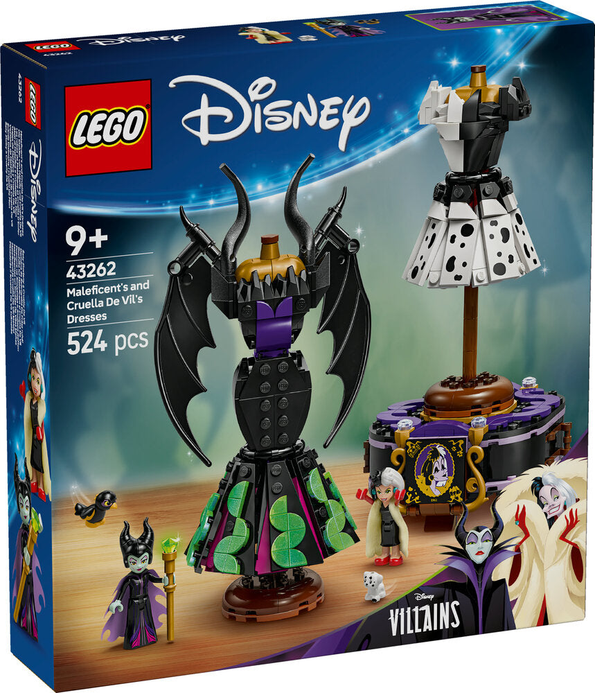 43262 LEGO Disney Classic Maleficents og Cruella de Vils kjoler