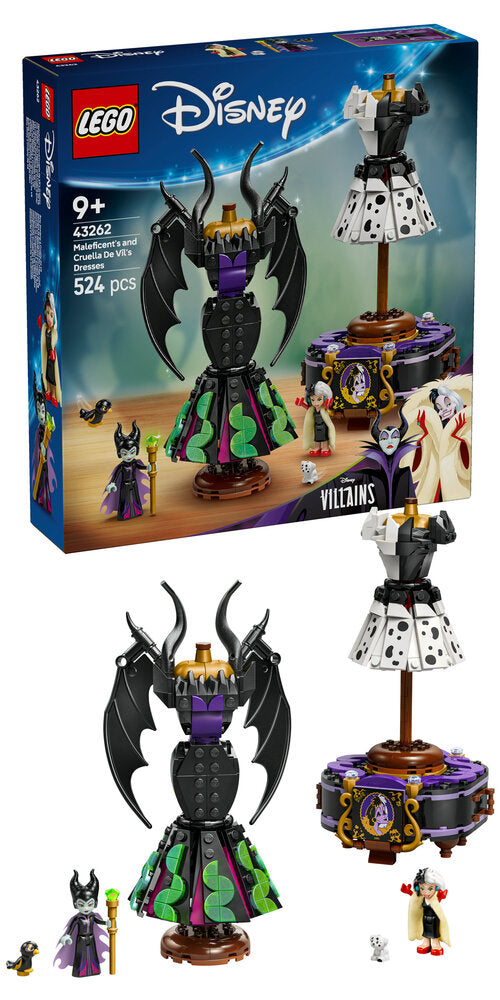 43262 LEGO Disney Classic Maleficents og Cruella de Vils kjoler