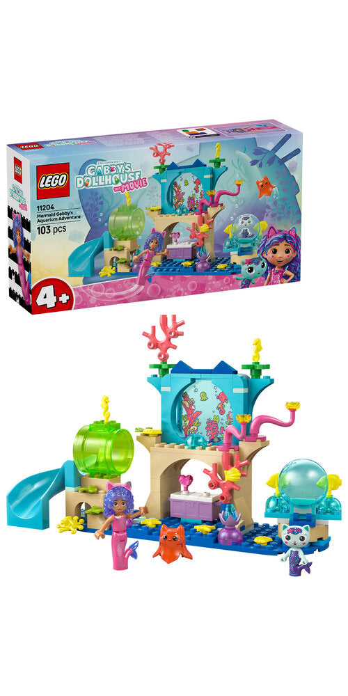 11204 LEGO Gabby'S Dollhouse Havfrue-Gabbys Akvarie-Eventyr