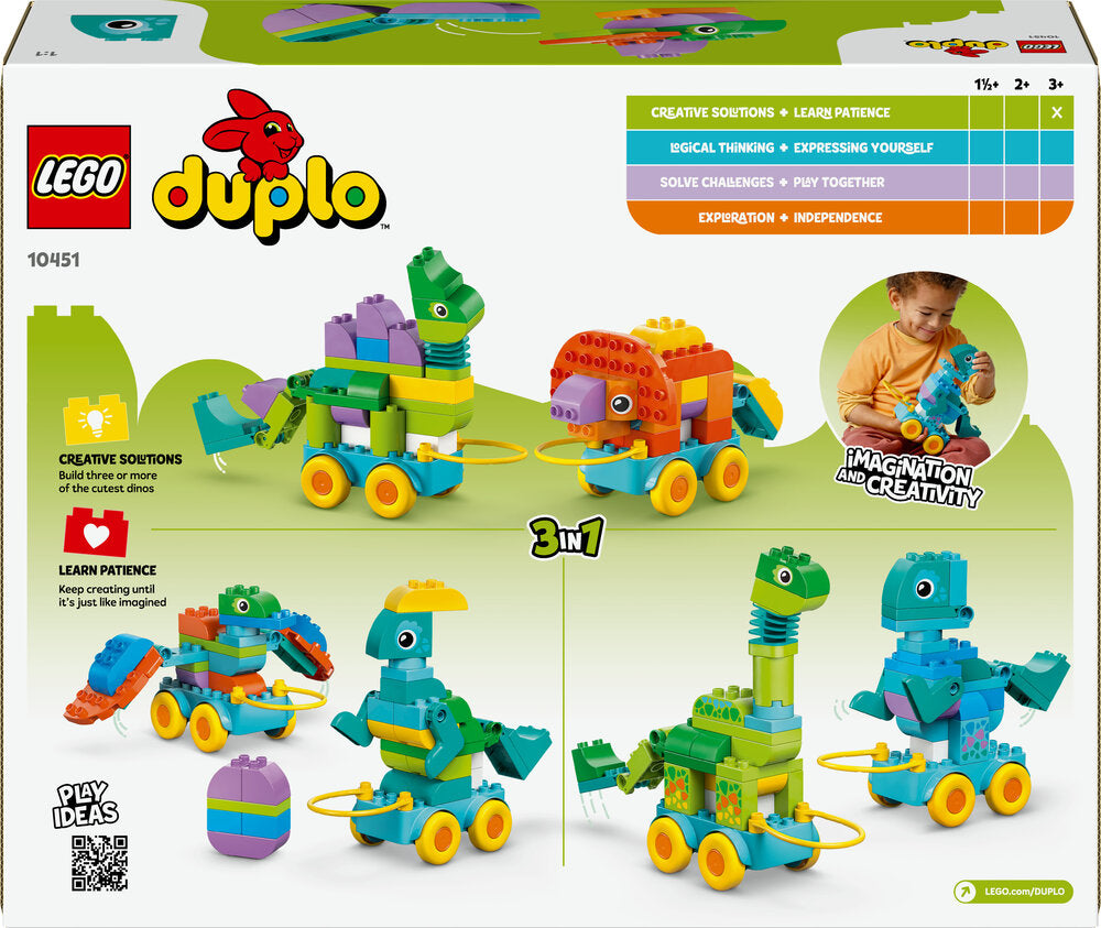 10451 LEGO DUPLO Town 3-i-1-dinosaurer på hjul