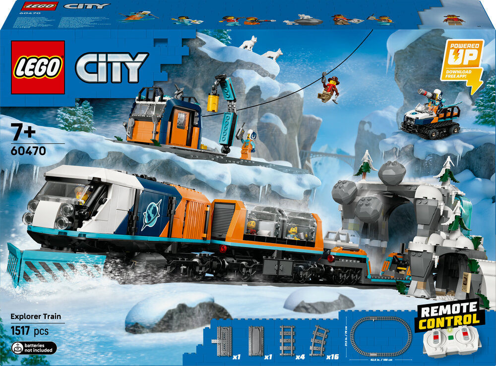 D2 60470 LEGO City Polarforskernes arktiske eksprestog