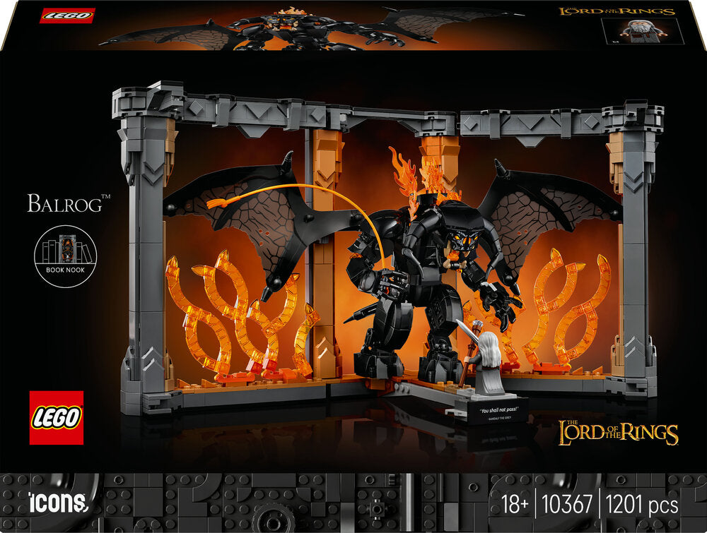 10367 LEGO Icons Ringenes Herre: Balrog™-bogniche