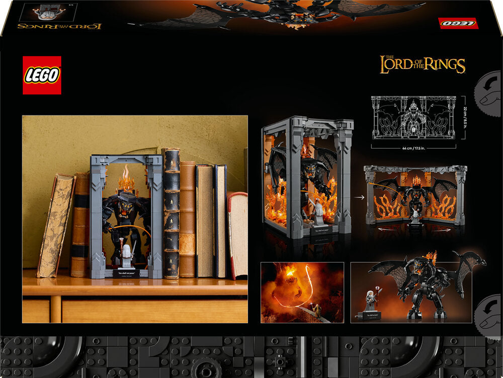 10367 LEGO Icons Ringenes Herre: Balrog™-bogniche