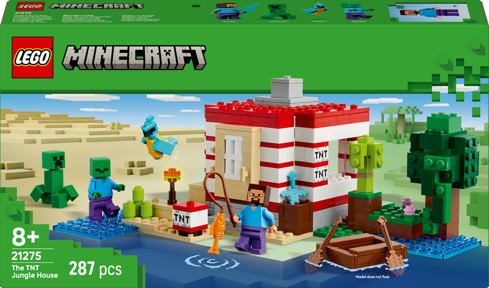 D2 21275 LEGO Minecraft TNT-junglehuset