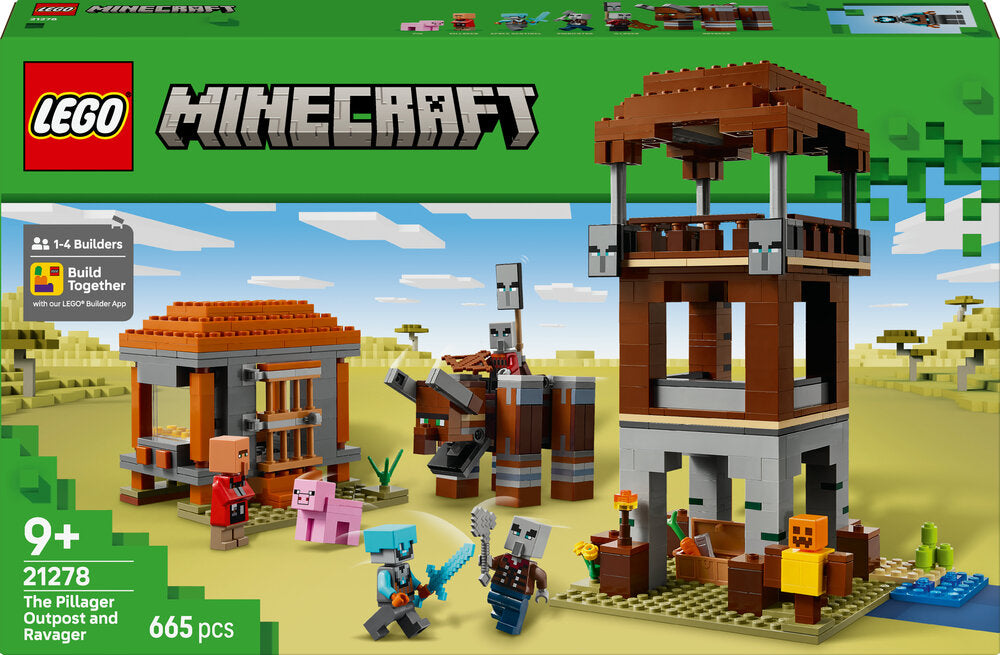 21278 LEGO Minecraft Røverforposten og ravager