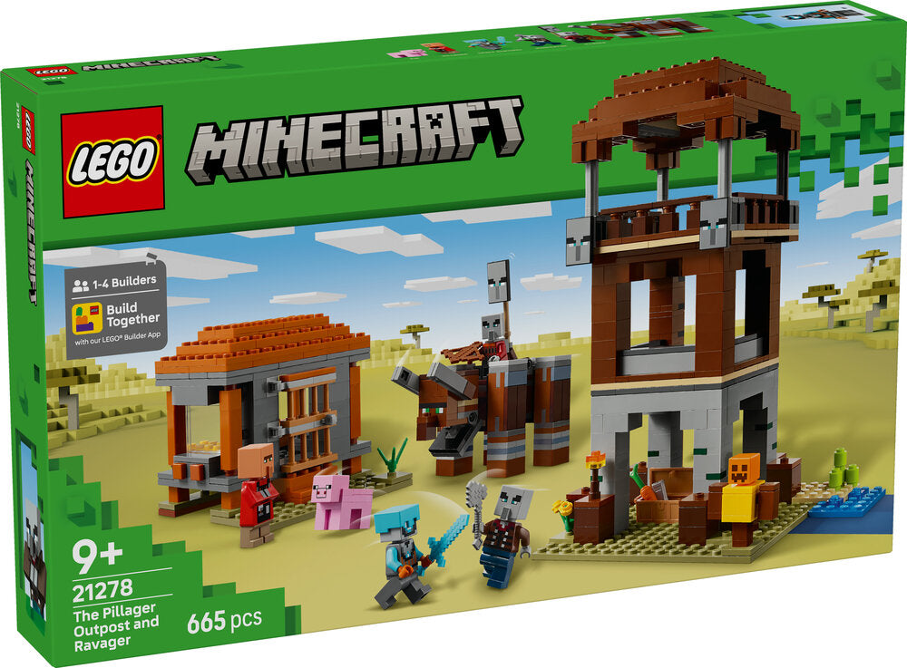 21278 LEGO Minecraft Røverforposten og ravager