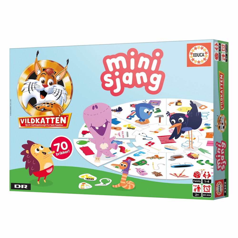 Vildkatten Minisjang Børste 70 brikker