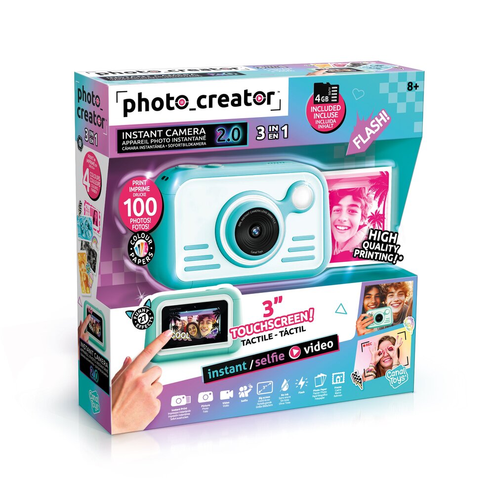 D1 PHOTO CREATOR Kamera med Farvepapir