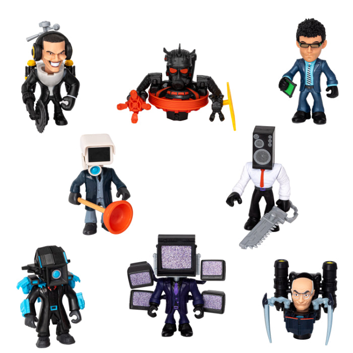 SKIBIDI TOILET MINI MYSTERY FIGURES 2 ASST