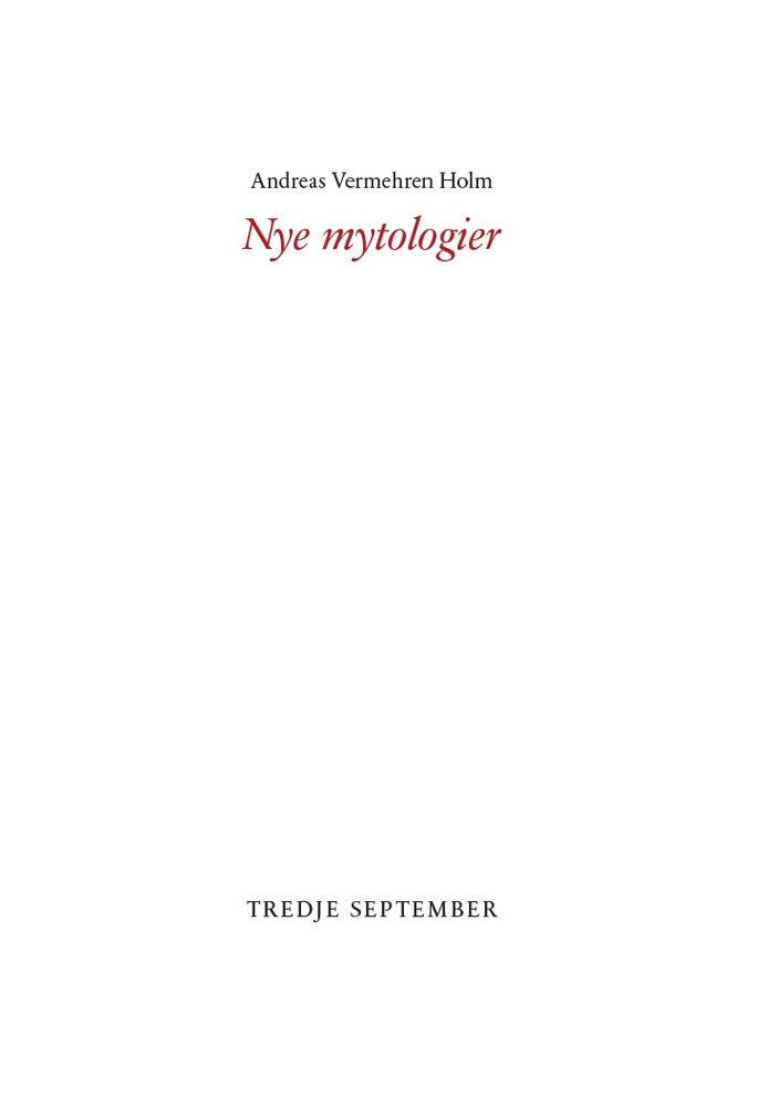 Nye mytologier