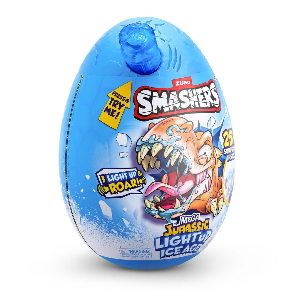 SMASHERS EGG JURASSIC LIGHT UP ICE AGE STOR ass