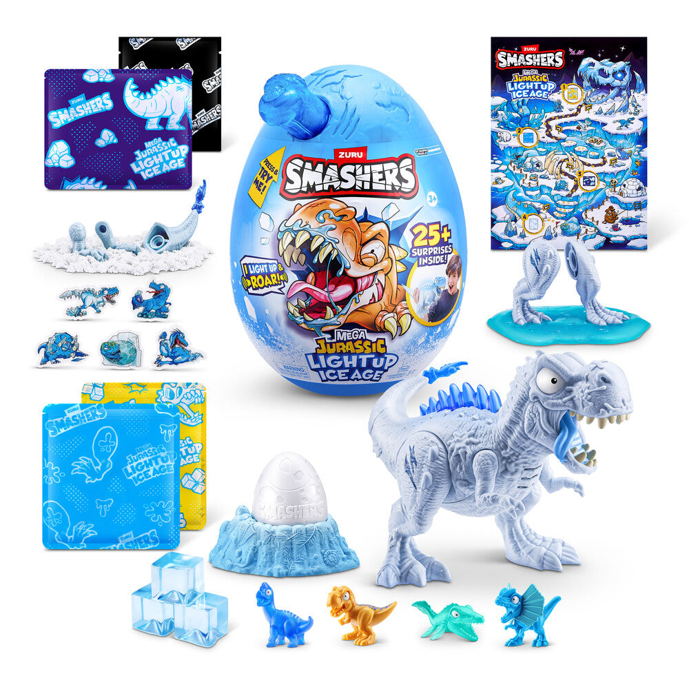 SMASHERS EGG JURASSIC LIGHT UP ICE AGE STOR ass