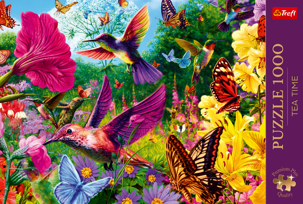 D2 Puslespil Hummingbird garden 1000 brikker