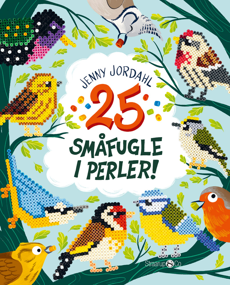 25 småfugle i perler