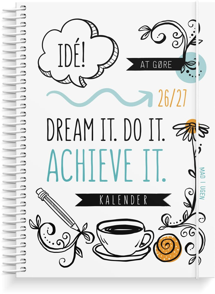 D2 Mayland STUDIEKALENDER 26/27 A5 DOODLE I M/UGEopslag