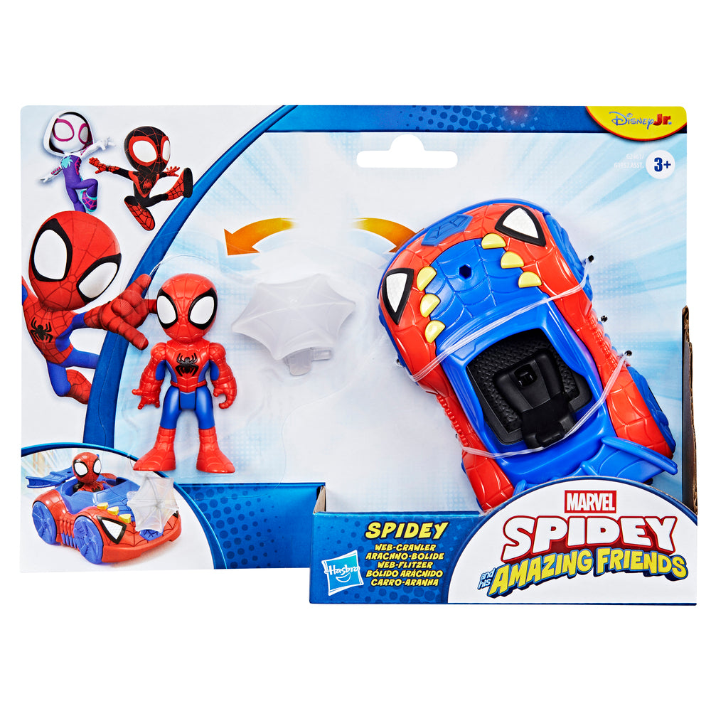 Spidey & Venner Køretøj & Figur 7,6 cm Spidey