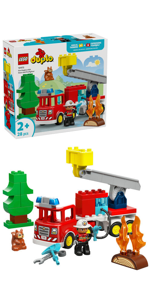10473 LEGO DUPLO Town Brandbil med slange og brandmand